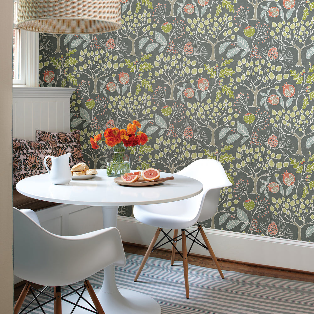 Retro modern floral print wallpaper | Shabby chic wallpaper, Chic wallpaper,  Shabby chic diy