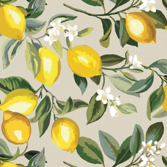lemon peel and stick wallpaper