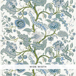 blue vintage floral