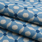 Chanderi Fabric in Bluebell