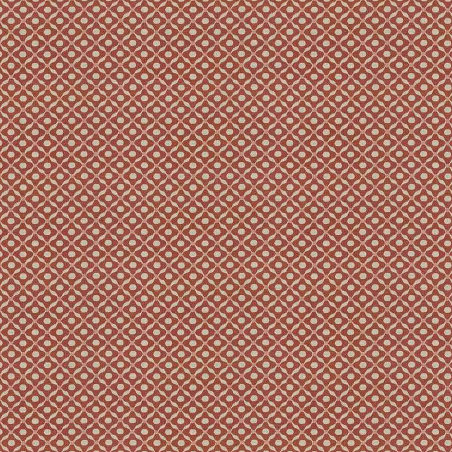 Chanderi Fabric in Burnt Red