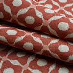 Chanderi Fabric in Burnt Red