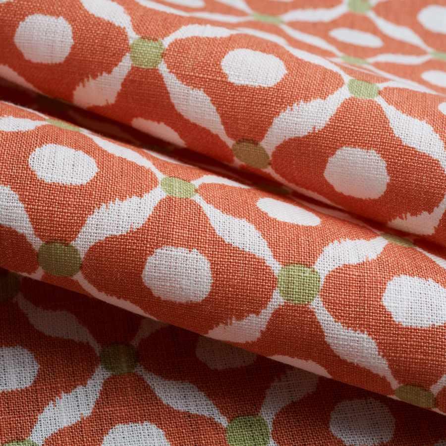 Chanderi Fabric in Guava