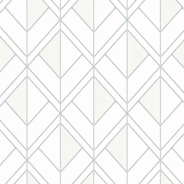 neutral metallic geometric wallpaper