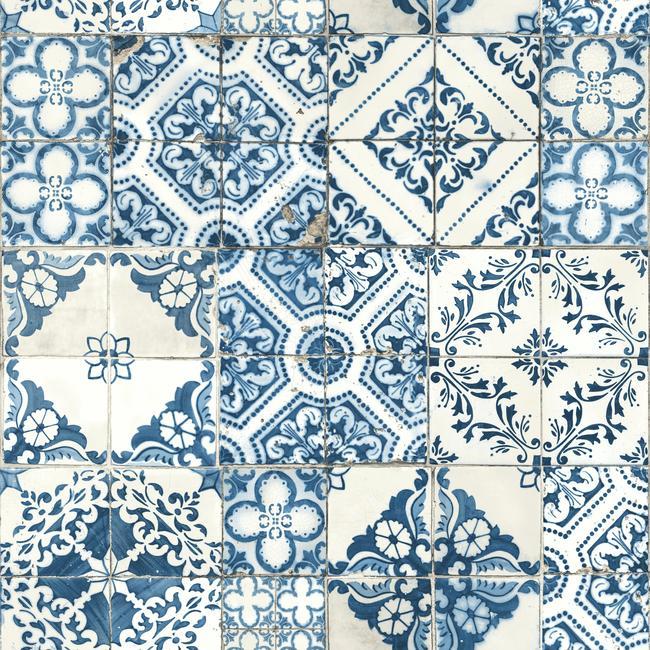 Mediterranian Tile Blue Peel & Stick