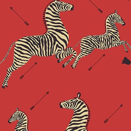 Zebra Safari Scalamandré Peel & Stick -Multi colorway