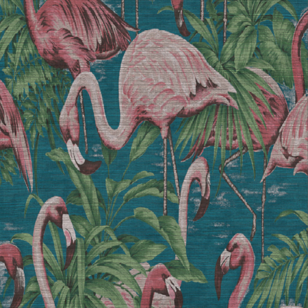 Tropical Flamingo Wallpaper – Chelsea Lane & Company