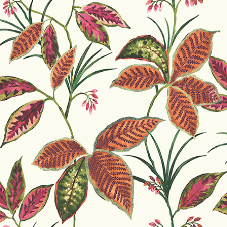 Tropical copper leaves