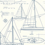 Yacht Blueprint White SAMPLE