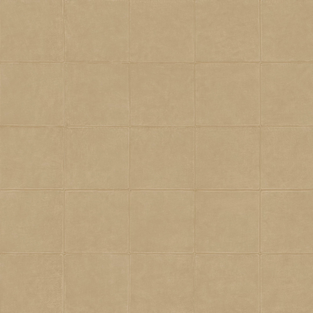 soft beige leather like wallcovering