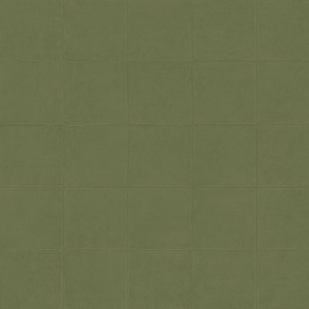 olive green leather like wallpaper