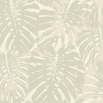 neutral palm leaf wallpaper