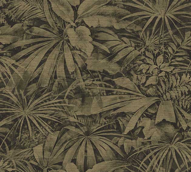 olive palm leaf texture wallpaper