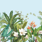 tropical floral wallpaper mural
