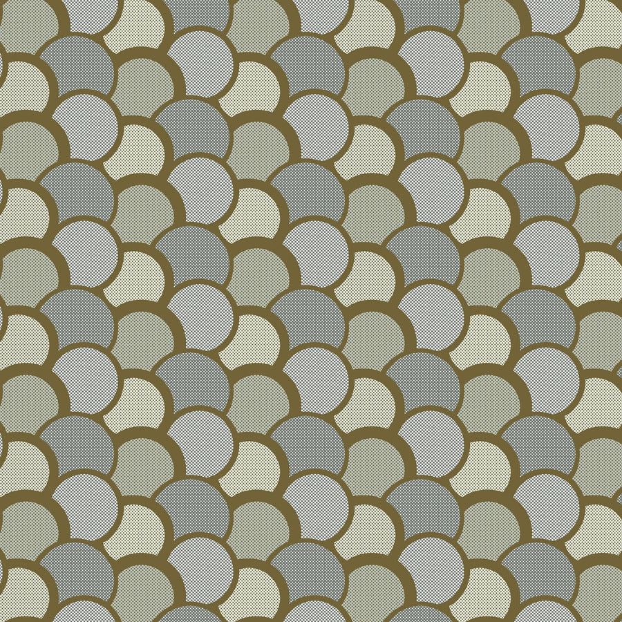 geometric lacquer finish wallcovering