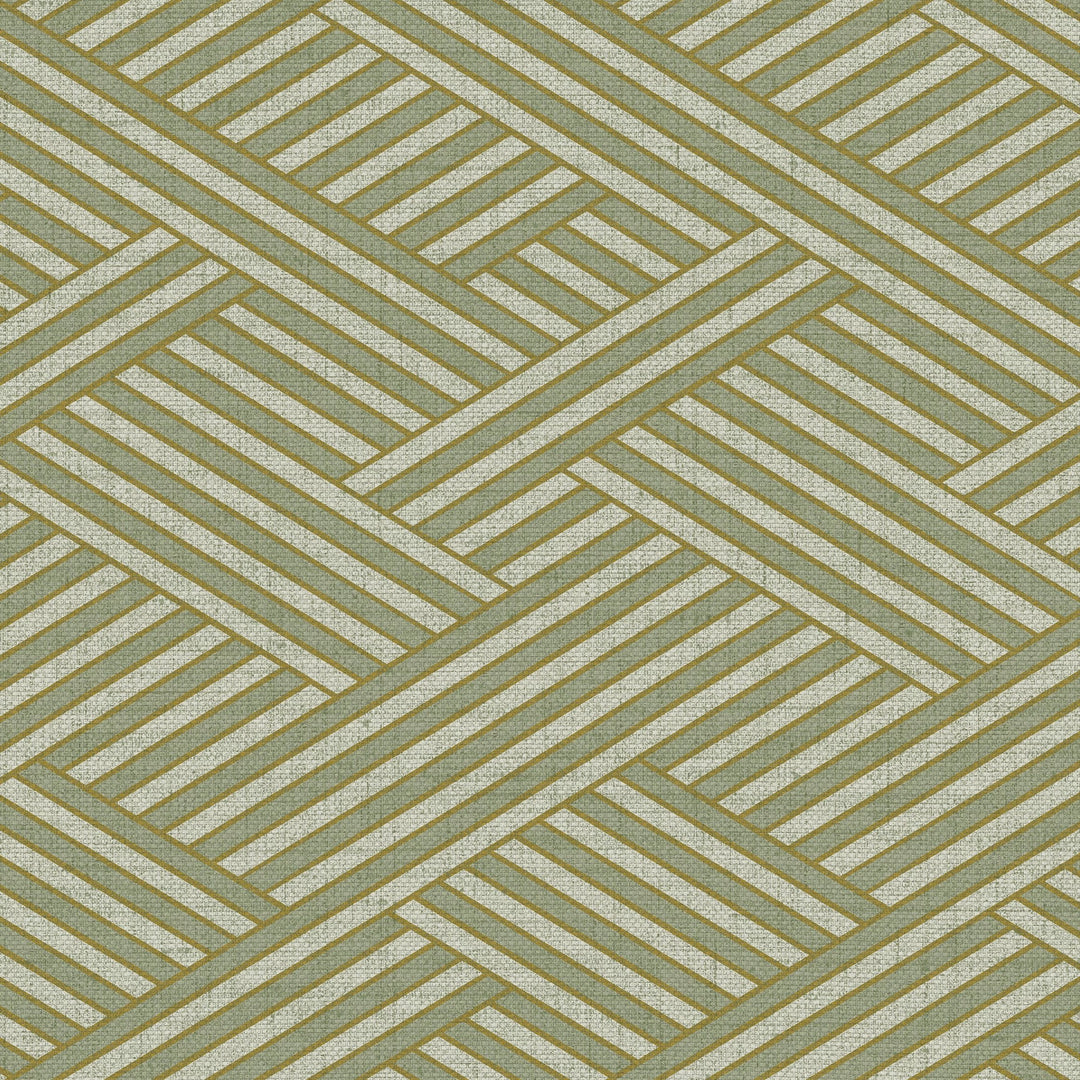 green geometric vinyl wallpaper