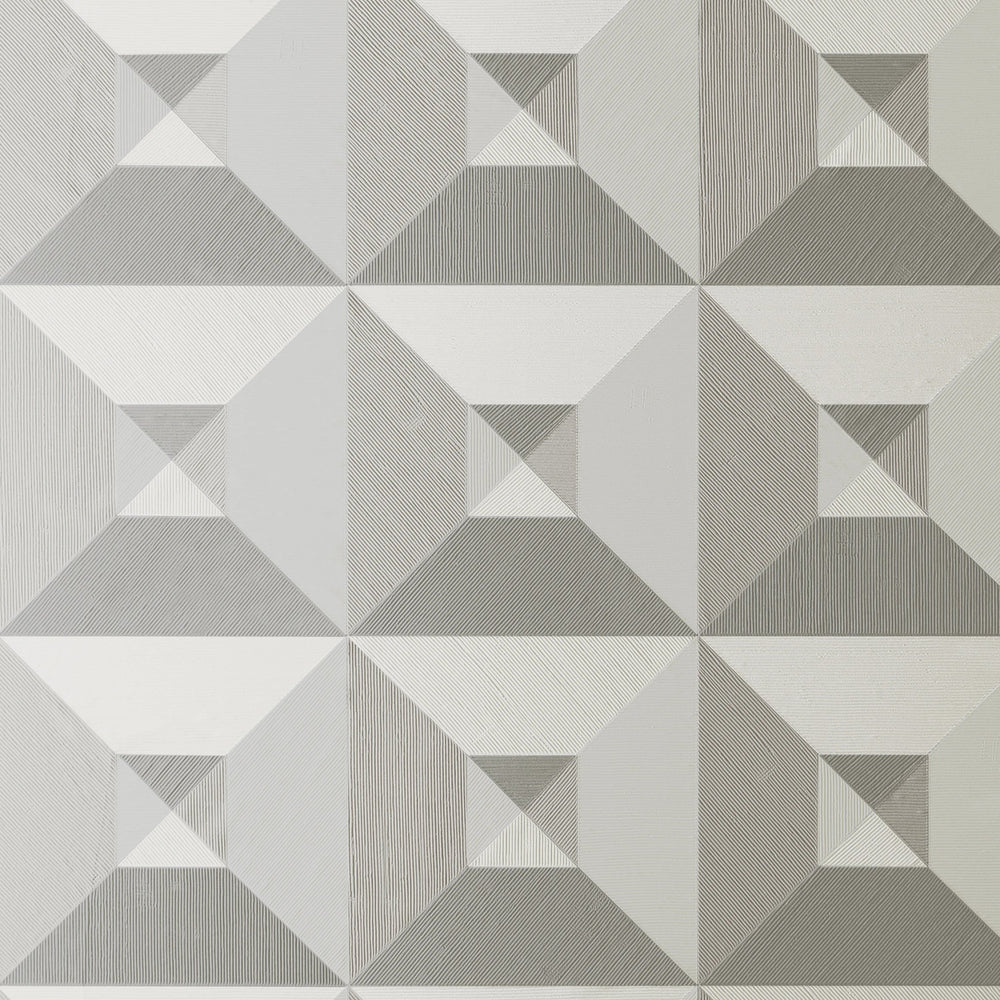 3D vinyl geometric wallpaper