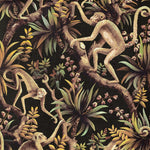 Monkey Mokum Wallpaper in Sepia