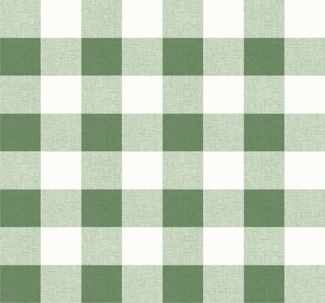 Plaid Greenery Sample